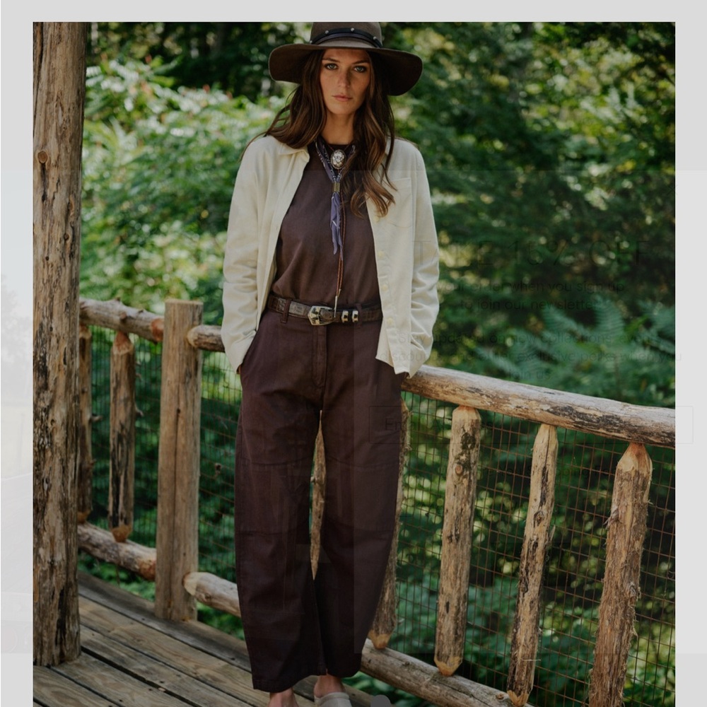 Road to Nowhere Women's Baja Pant in Garment Dyed Japanese Twill